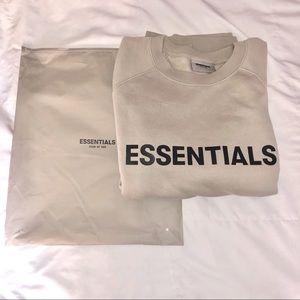 Fear of God Essentials Olive/Khaki Crewneck XL